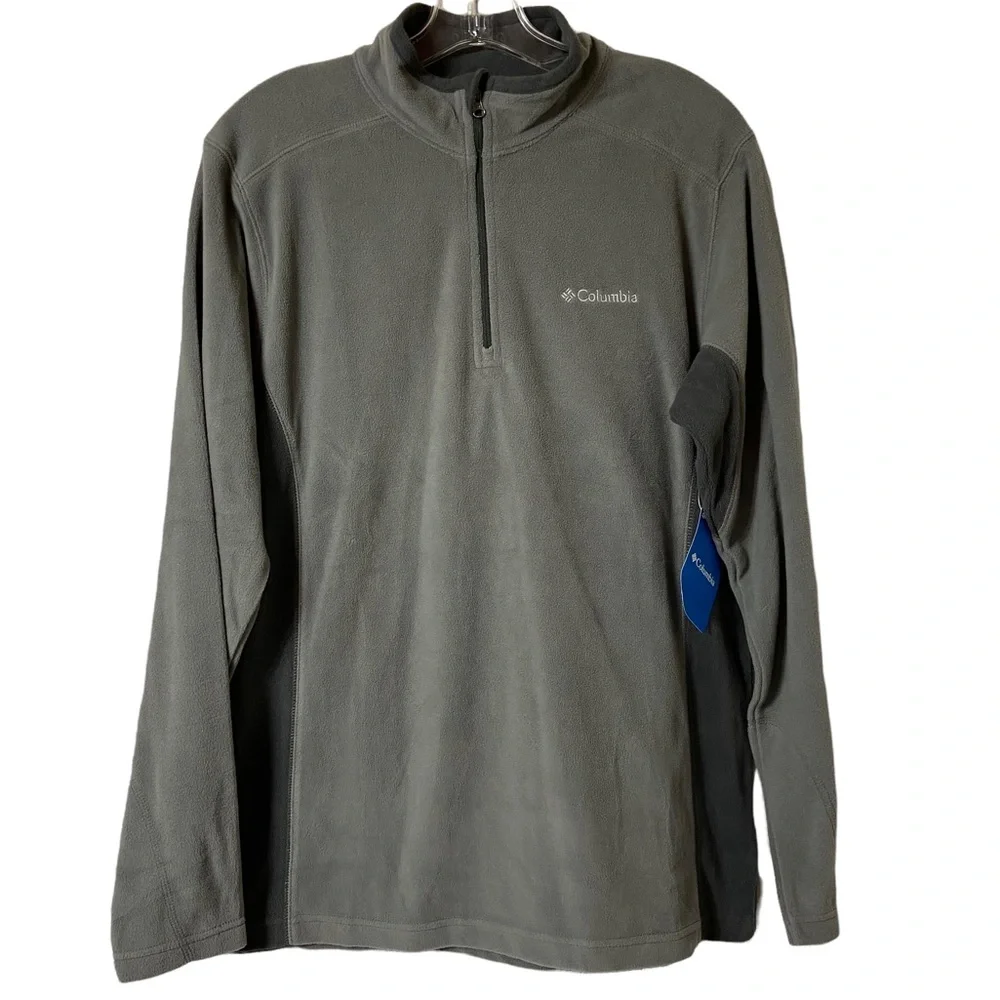 Columbia Fleece Long Sleeve Quarter Zip Pull Over New Size Small
